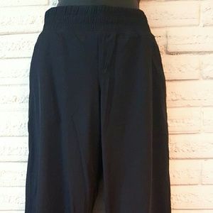 Lululemon Black Jogger Pants Lined Rover Legging 6